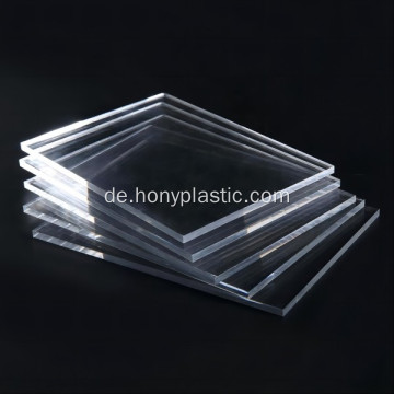 Klare Perspex -Acrylblätter